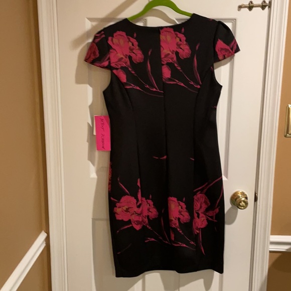 Black & dark pink dress - Picture 2 of 5